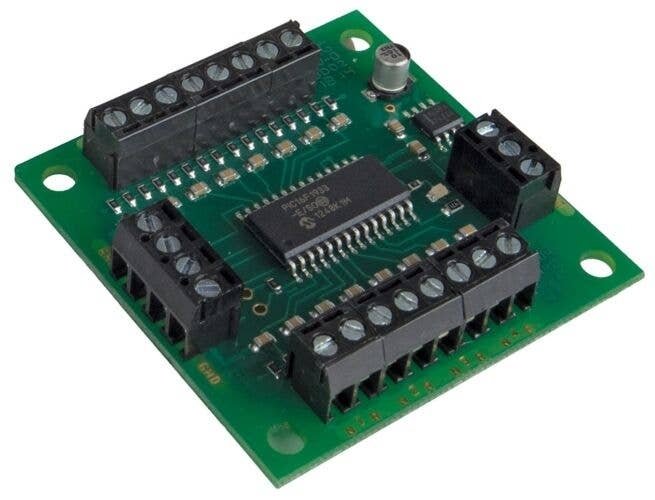 Button Board -- For Use w/Switch8-MK2 Switch Machine Decoder 524-151, All Scales, NCE Corporation 152