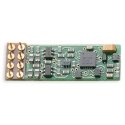 DN146IP Series 6 Control Decoder for N & HO -- 8-Pin Integrated Plug 1.158 x .386 x .115′, All Scales, Digitrax DN146IP
