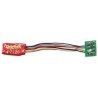 DZ126PS Series 6 Control Decoder for Z, N & HO -- Medium 8-Pin Plug, 1′ Harness .455 x .369 x, All Scales, Digitrax DZ126PS