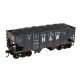 USRA 55-Ton 2-Bay Open Hopper - Kit -- Norfolk & Western 125134 (Heavily Weathered, ex-VGN, black)