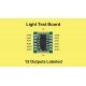 Add-On Light Test Board -- For Decoder Buddy V1 and V5 Motherboard 494-NTZ4 & NTZ5 (Sold Separ, All Scales, Nix Trains NTZ7
