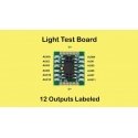 Add-On Light Test Board -- For Decoder Buddy V1 and V5 Motherboard 494-NTZ4 & NTZ5 (Sold Separ, All Scales, Nix Trains NTZ7