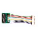 DCC Decoder Harness -- T-1`-21 JST 9-Pin to NEM21 Socket - 1` 2.54cm Wires, All Scales, Train Control Systems 1352