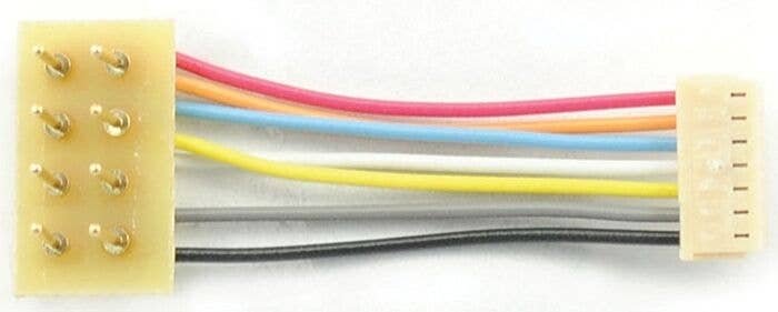 MC-S1 DCC Decoder Harness -- With 8-Pin NMRA Plug for Life-Like PROTO 2000(R) Alco S1, HO, Train Control Systems 1054