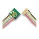 7-Pin JST Inline Connector -- With 32-Gauge Wire Leads .158 x .35 x .416′ 4 x 9.9 , All Scales, Train Control Systems 1490