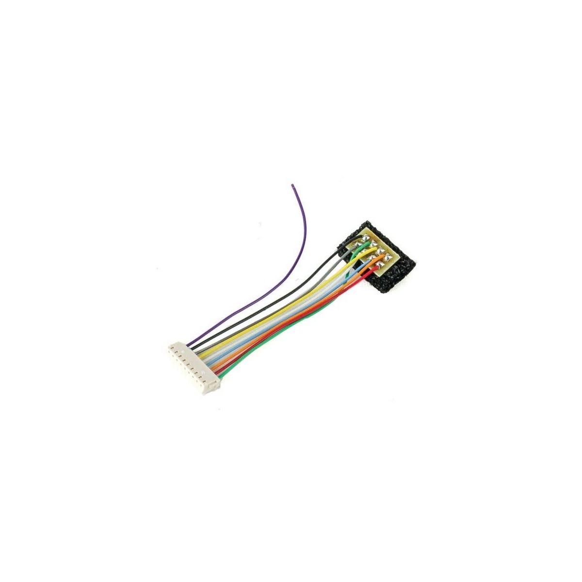 C628 T Series DCC Decoder Harness -- With 8-Pin NMRA Plug for C628/630, HO, Train Control Systems 1036