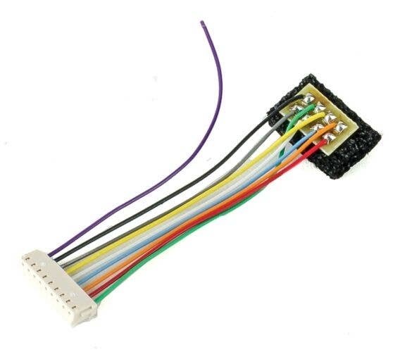 C628 T Series DCC Decoder Harness -- With 8-Pin NMRA Plug for C628/630, HO, Train Control Systems 1036