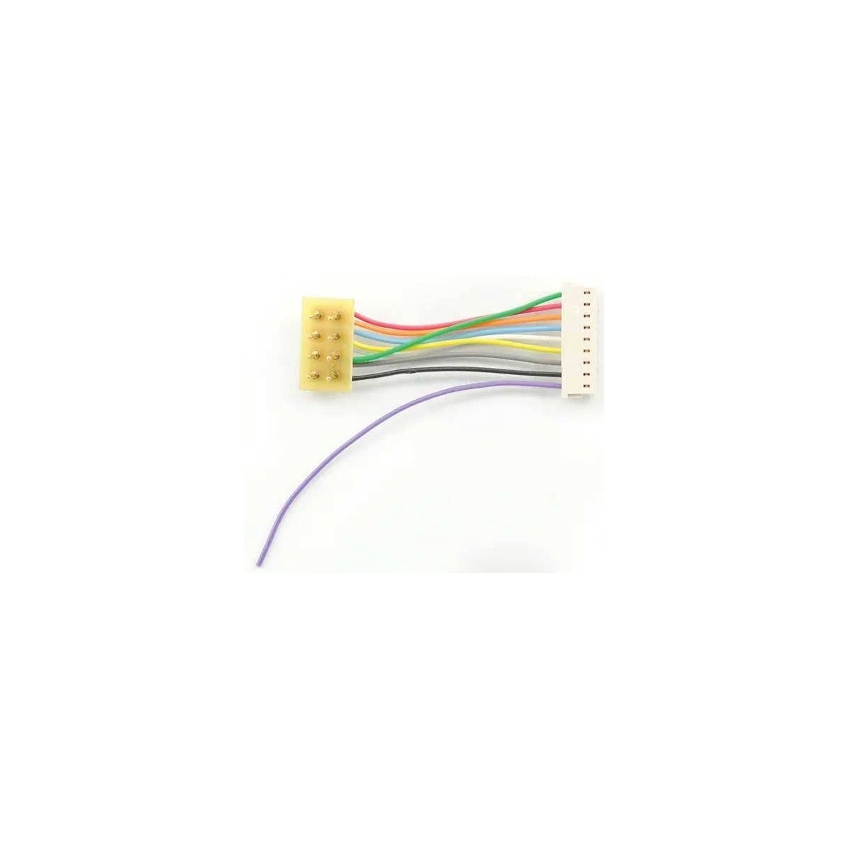 DCC Decoder Harness -- T-1` NMRA 8-Pin Plug, 1` 2.54cm Wires T Series Harness, All Scales, Train Control Systems 1359