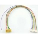 DCC Decoder Harness -- T-5` NMRA 8-Pin Plug, 5` 12.7cm Wires T Series Harness, All Scales, Train Control Systems 1363