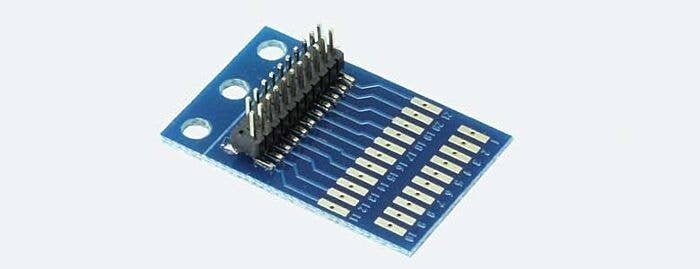 21MTC Adaptor Board -- Wired Interface Board for Locos without DCC Interface, All Scales, LokSound By ESU 51967
