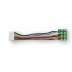 Wire Harness w/8-Pin Plug -- 2′ 5.1cm Wire, All Scales, Digitrax DNWHPS
