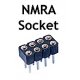 DCC Decoder Extension Plug/Socket -- Provides Socket Extension for NMRA 8-Pin Plug , All Scales, Train Control Systems 1253