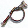 DCC Decoder Harness -- WH 6′ Harness for T Series Decoder, No 8-Pin NMRA Plug, All Scales, Train Control Systems 1033