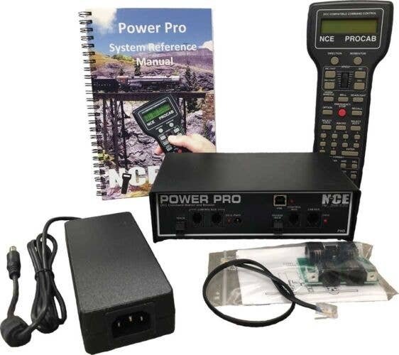 PH5 Power Pro 5 DCC Complete System -- Includes System Box, Pro Cab Throttle, Cables, UTP C, All Scales, NCE Corporation 35