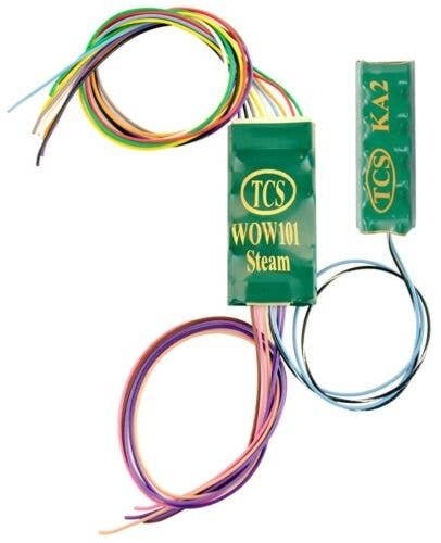 WOW101-Steam-KA Sound & DCC Decoder w/9-Pin JST & Keep Alive - WOWSound(TM) -- Light, Mediu, HO, Train Control Systems 1517