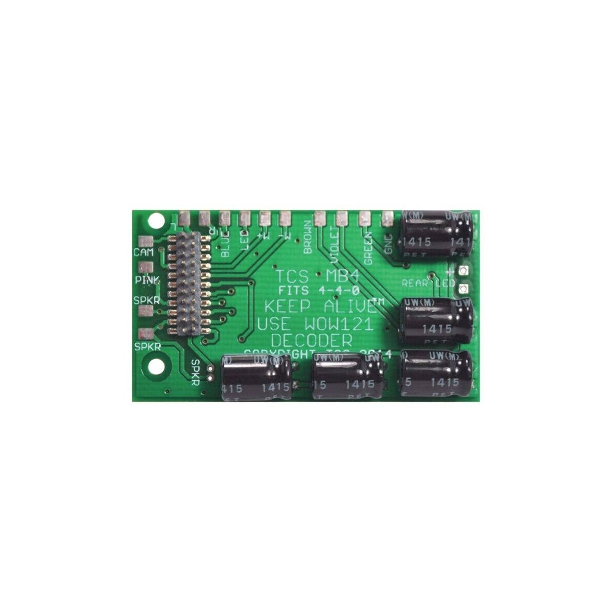 B-MB4 Replacement Motherboard w/KA2 Keep Alive & 21-Pin Connector -- Fits Bachmann Raymond , HO, Train Control Systems 1557