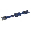 DN163K4A Drop-In/Board Replacement DCC Control Decoder w/6 Functions -- Fits Kato Glacier Express, N, Digitrax DN163K4A