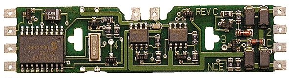 DA-SR Solder-In DCC Decoder - Silent Running(TM) -- For Kato Drive & Athearn Genesis, HO, NCE Corporation 106