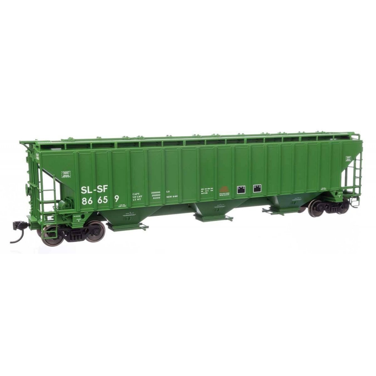 57′ Trinity 4750 3-Bay Covered Hopper - Ready to Run -- St. Louis - San Francisco 86659