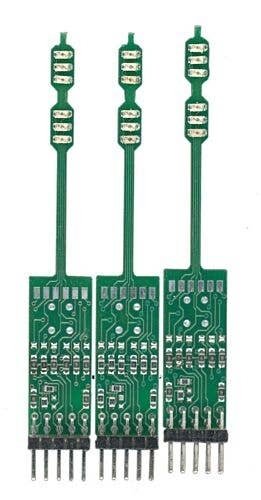 Plug′N Play Signal Mast Base Kit -- pkg(3), HO, Digitrax SMBK
