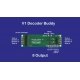 Decoder Buddy V1 - Locomotive Motherboard with 21-Pin Decoder Socket -- With 1.0K-Ohm Resistor, All Scales, Nix Trains NTZ4