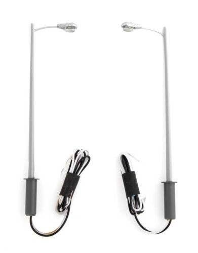 LED Streetlight 2-Pack -- Tear Drop Style, HO, Walthers SceneMaster 4803