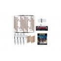 Wooden Pole Streetlight - Just Plug Value Pack -- With Light Hub pkg(12), HO, Woodland Scenics 5900