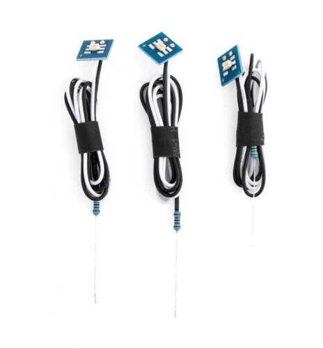 LED Small Building Light 3-Pack -- Warm White, All Scales, Walthers SceneMaster 4873