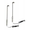 LED Streetlight 2-Pack -- Single Square Modern Parking Lot Style, HO, Walthers SceneMaster 4806