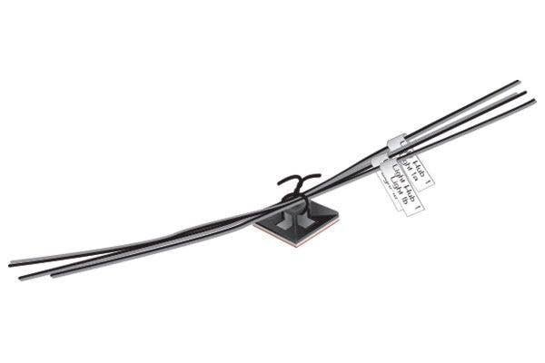 Tidy Wire - Kit - Just Plug Lighting System -- 12 - Wire Mounts, All Scales, Woodland Scenics 5717