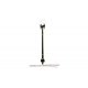 Double Lamp Post - Just Plug Value Pack -- With Light Hub pkg(12), HO, Woodland Scenics 5901