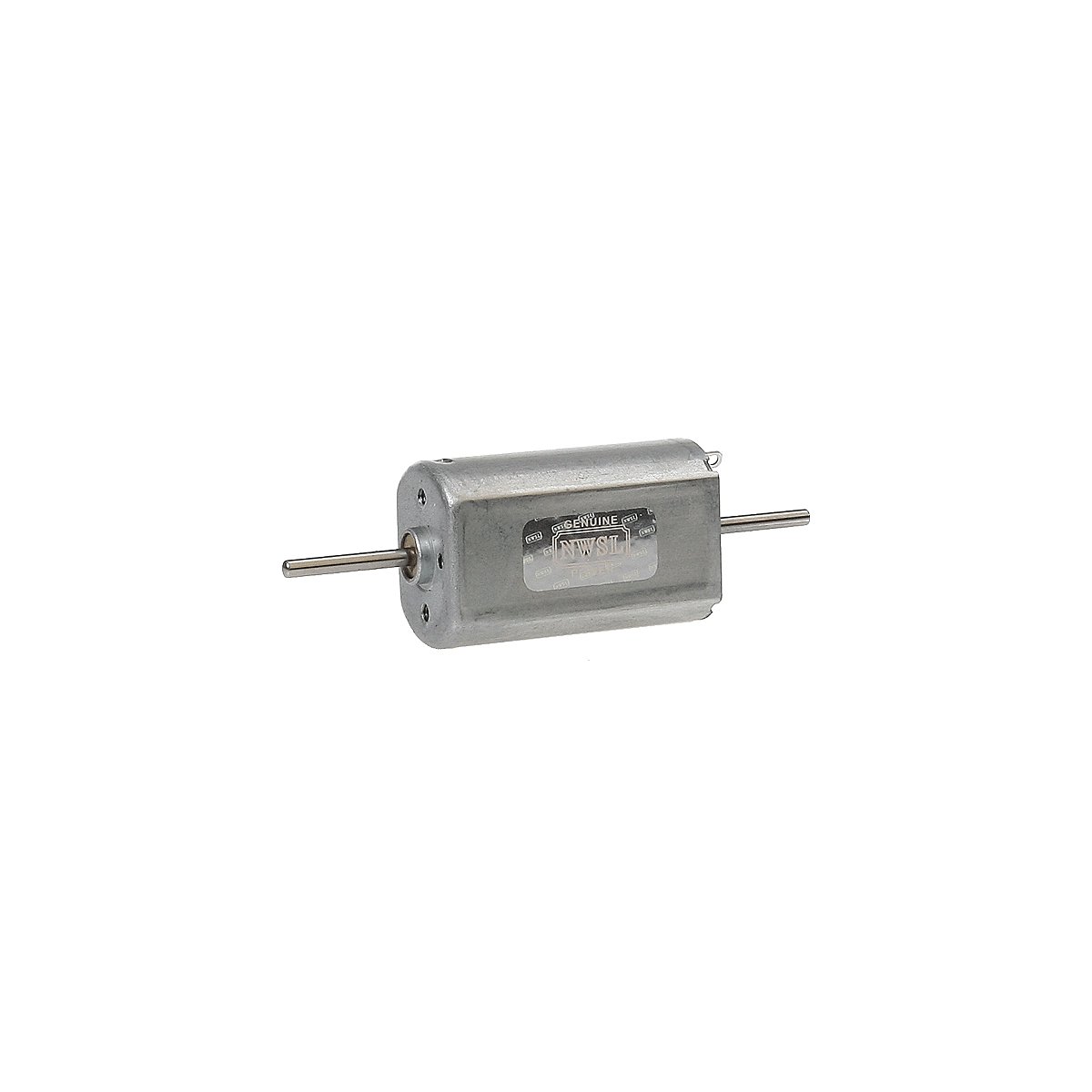 Flat Can Motor -- 12V DC, 20 x 32mm, Double-Shaft 2mm Dia. x 17mm, 9,500rpm, All Scales, Northwest Short Line 2032D9
