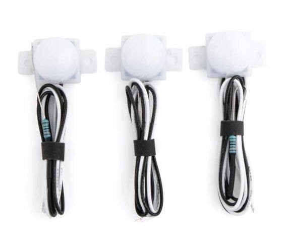 LED Dome Building Light 3-Pack -- Natural White, All Scales, Walthers SceneMaster 4871