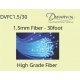 DVFC1.5/30 End-Glow Fiber Optic Cable -- 30 Feet, 1.5mm, All Scales, Dwarvin FC1530