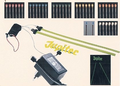 DC Lighting Set - 5 Volts -- For Ferris Wheel `Jupiter` 272-140470 (Sold Separately), HO, Faller Gmbh 140471