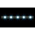 LED Spotlight Bar (white) pkg(2) -- 12-16V AC/DC 1/8 x 7-1/8′ .2 x 18cm, All Scales, Faller Gmbh 180648