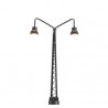 Lattice Boom Double-Arched LED Light with Plug and Socket Base -- 2-3/4′ 7cm, N, Brawa Modellspielwaren 83011