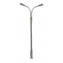LED Double Streetlight -- Adjustable height up to 2-9/16′ 6.5cm tall pkg(3), N, Faller Gmbh 272121