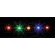 LEDs on Self-Adhesive PC Board Base -- Mixed Colors 12-16V AC or DC, PC Board Base pkg(5), All Scales, Faller Gmbh 180652