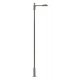 LED Streetlight on Mast -- Adjustable height up to 3-11/16′ 9.3cm tall pkg(3), HO, Faller Gmbh 180102