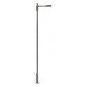LED Streetlight on Mast -- Adjustable height up to 3-11/16′ 9.3cm tall pkg(3), HO, Faller Gmbh 180102