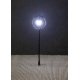 LED Suspended Ball Lamp Park Light on Mast -- Adjustable height up to 2-15/16′ 7.5cm tall pkg(3), HO, Faller Gmbh 180105