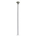 Mushroom-Top Platform Light with Concrete Mast -- Yellow Light, 4-3/16′ 10.6cm Tall, HO, Busch Gmbh & Co Kg 4113