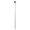 Mushroom-Top Platform Light with Concrete Mast -- Yellow Light, 4-3/16′ 10.6cm Tall, HO, Busch Gmbh & Co Kg 4113