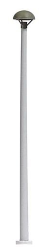 Mushroom-Top Platform Light with Concrete Mast -- Yellow Light, 4-3/16′ 10.6cm Tall, HO, Busch Gmbh & Co Kg 4113