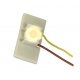Floor-Mount Interior Light LEDs w/Wires pkg(10) -- Warm White, HO, Viessmann Modellspielwaren 6046