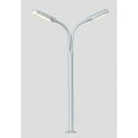 Street Light -- Double-Head, 45-Degree Bends at Top, HO, Marklin, Inc 72801