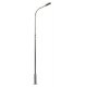 LED Streetlight pkg(3) -- Adjustable Height: Up to 3-3/4′ 9.5cm Tall, HO, Faller Gmbh 180100