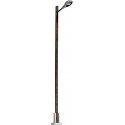 Teardrop Station/Platform Lamp on Wood Post -- With Yellow LED 4-1/16′ 10.3cm Tall, TT, Busch Gmbh & Co Kg 8737