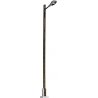 Teardrop Station/Platform Lamp on Wood Post -- With Yellow LED 4-1/16′ 10.3cm Tall, TT, Busch Gmbh & Co Kg 8737